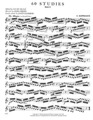 Kopprasch, C: 60 Studies Vol. 2 Vol. 2