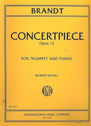 Brandt, V: Concertpiece No.2 Op 12 Trp Pft