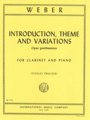 Weber: Introduction Theme & Variation