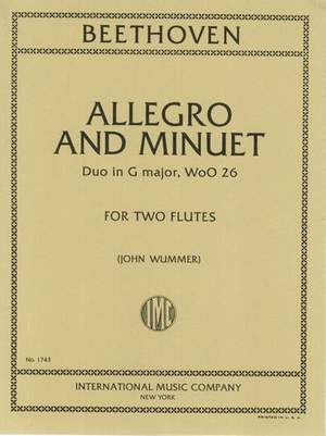Allegro and Minuet WoO 26