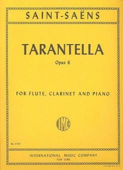Saint-Saëns, C: Tarantelle Op 6 Fl Clar Pft