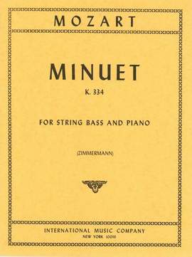Mozart, W A: Minuet KV 334
