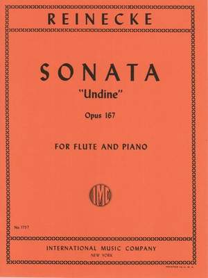 Reinecke, C: Sonata Undine Op167 Fl Pft