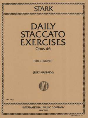Stark, R: Daily Staccato Exercises Op46 op. 46