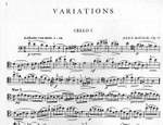 Klengel, J: Variations op. 15 Product Image