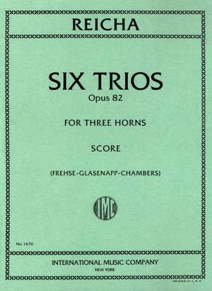 Reicha, A J: Six Trios Op.82