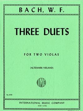 Bach, W F: Three Duets