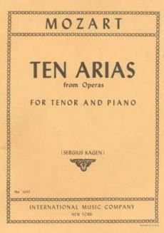 Mozart, W A: 10 Arias Tenvce Pft