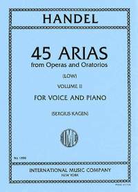 Handel, G F: 45 Arias Ii L.vce Pft