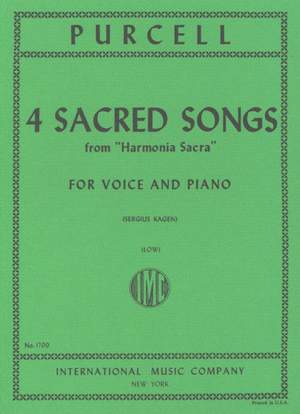 Purcell, H: Four Sacred Songs