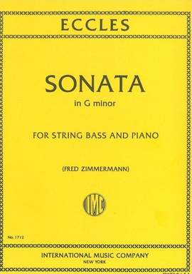 Eccles, H: Sonata in G minor