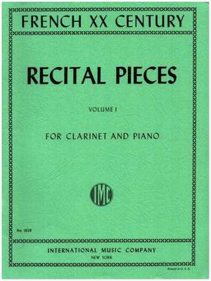 French 20th Century Recital Pieces 1 Vol. 1