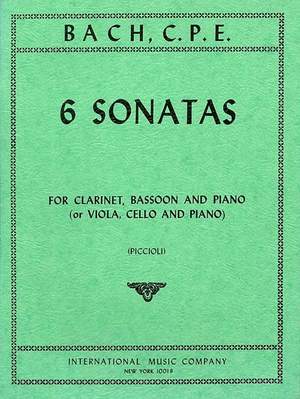 Bach, C P E: Six Sonatas