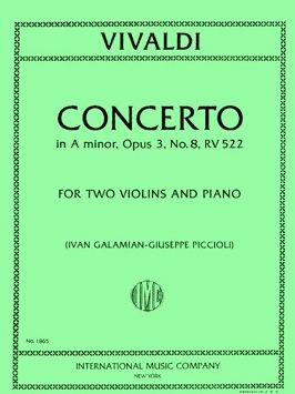 Vivaldi: Concerto A minor RV522
