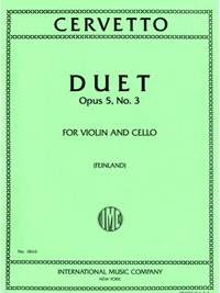 Cervetto, J: Duet op. 5/3