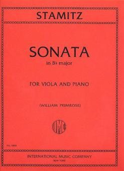 Stamitz, C P: Sonata B flat major B flat major