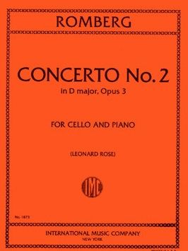 Romberg, B: Concerto No. 2 in D major D major op. 3