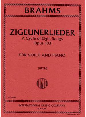 Brahms, J: Gypsy Songs Op103 H.vce Pft