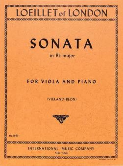 Loeillet, J: Sonata B flat major