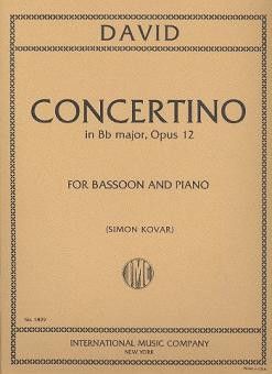 David, F: Concertino Op12 Bsn Pft