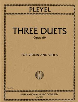 Pleyel, I J: Three Duets op. 69
