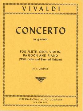 Vivaldi, A: Concerto in G minor G minor