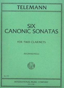 Telemann: Six Canonic Sonatas 2clar