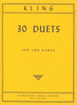 Kling, H: 30 Duets