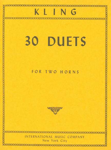 Kling, H: 30 Duets