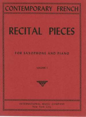 French 20th Century Recital Pieces 1 Vol. 1