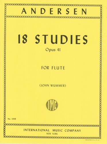 Andersen, J: 18 Studies Op41 S.fl