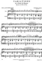 Chopin, F: Variations Theme Rossini Fl Pf Product Image
