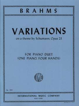 Brahms, J: Variations on a theme by Schumann op.23