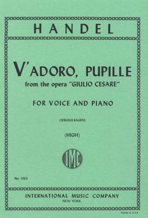 Handel, G F: V'adoro Pupille H.vce Pft