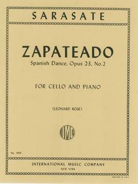 Sarasate: Zapateado Op23 2 Vc Pft (rose)