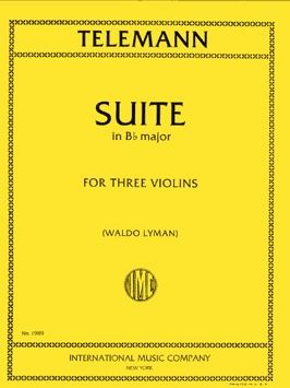 Telemann: Easy Suite 3vln