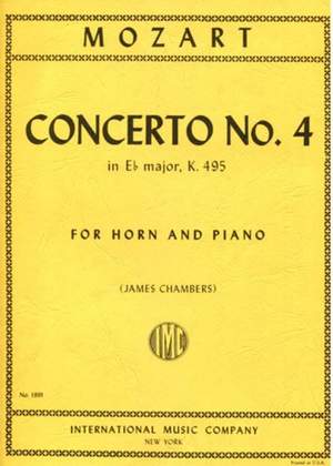 Mozart, W A: Concerto No. 4 in E flat major KV 495