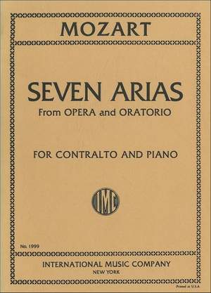 Mozart, W A: 7 Arias from Opera and Oratorio