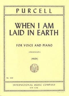 Purcell, H: When I Am Laid In Earth H.vce