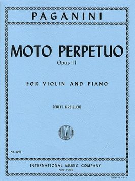 Paganini, N: Moto Perpetuo op.11