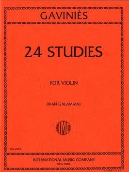 Gaviniès, P: 24 Studies
