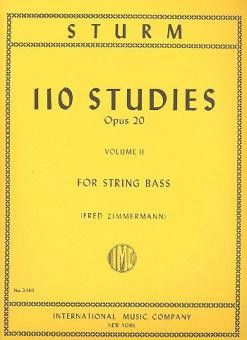 Sturm, W: 110 Studies Volume 2 Op. 20 Vol. 2