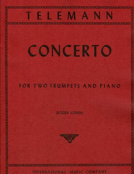 Telemann: Concerto Bbmaj 2trp Pft