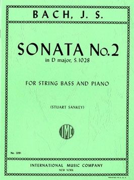 Bach, J S: Sonata No. 2 in D major S. 1028