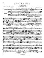 Bach, J S: Sonata No. 2 in D major S. 1028 Product Image