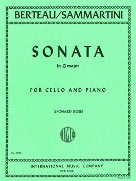 Berteau/Sammartini: Sonata in G Major
