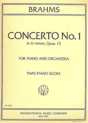 Brahms, J: Concerto No.1 D minor op.15