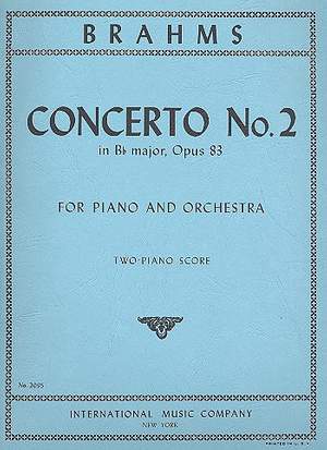Brahms, J: Concerto No. 2 Bb major op.83
