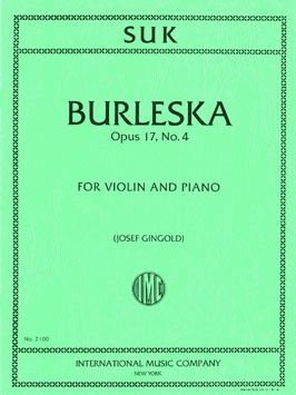 Suk, J: Burleska op.17/4