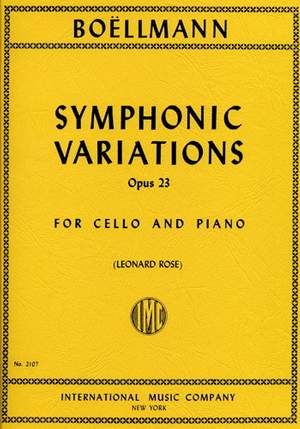 Boëllmann, L: Symphonic Variations op. 23